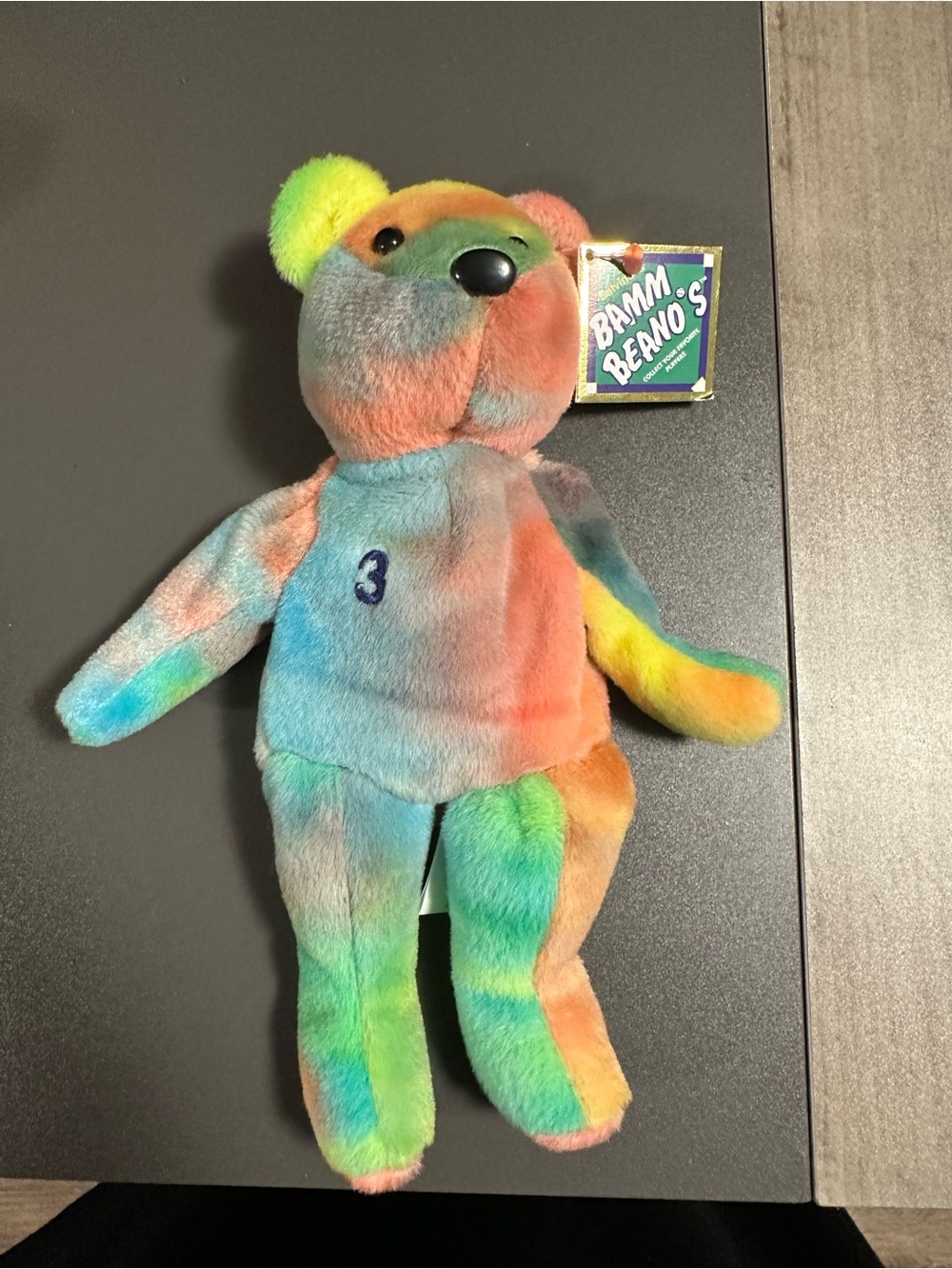 Bamm Beano’s Alex Rodriguez Beanie Bear NWT